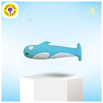 Gối Ôm Con Cá BabyTop ( 21x68 ) cm ( Màu và họa tiết ngẫu nhiên )