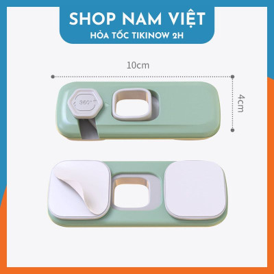 Khóa Tủ An Toàn Cho Bé Xoay 360 Độ, Khóa Tủ Lạnh, Bếp, Hộc Bàn Chống Kẹt - Chính Hãng NAVIVU