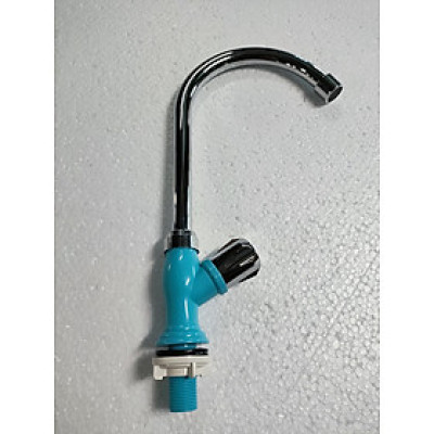 Vòi rửa chén lạnh nhựa PVC mạ chrome Eurolife EL-VCN0406 (Nhiều màu)