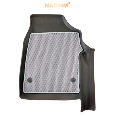 Thảm ô tô sd3 2 lớp dạng lưới lục giác Toyota Innova Cross 2023+ màu ghi  bề mặt cao su siêu sạch - Macsim