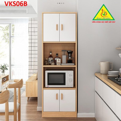 Tủ để đồ nhà bếp nhiều ngăn VKS06A - Nội thất lắp ráp Viendong Adv