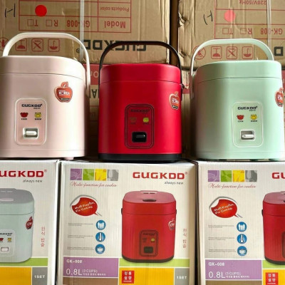 Nồi Cơm Điện Mini Thân Nhựa GUGKDD GK-008 (0,8 lít) - Màu Ngẫu Nhiên - Hàng Chính Hãng