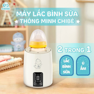 Máy Hâm sữa và Lắc Sữa Di Động Cho Bé CHIBÉ CB040 Pin 1200mAh, Lắc Sữa Không Vón Cục, Tiếng Ồn Nhỏ, Bảo Hành 18 Tháng
