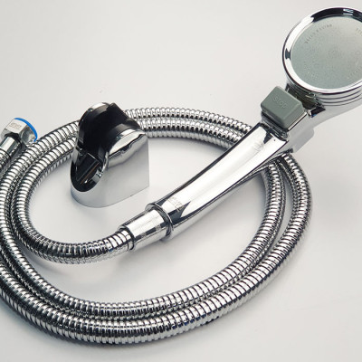 Bộ tay dây sen siêu tăng áp Eurolife EL-102SH (Trắng bạc)