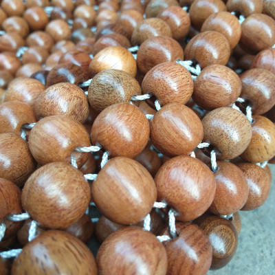 Combo 2 Đệm lót ghế xe ô tô hạt gỗ hương mộc 12ly - hình thật 