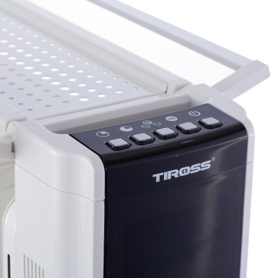 Máy sưởi dầu Tiross TS9213 13 thanh, màn hình LED, hẹn giờ, điều khiển, giá phơi - Hàng chính hãng 