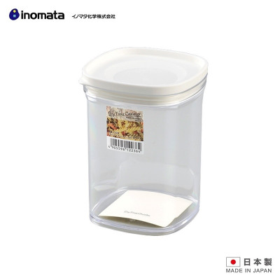 Hộp đựng thực phẩm khô Inomata 520ml, nắp mềm dẻo giữ kín & bảo quản thực phẩm an toàn - nội địa Nhật Bản