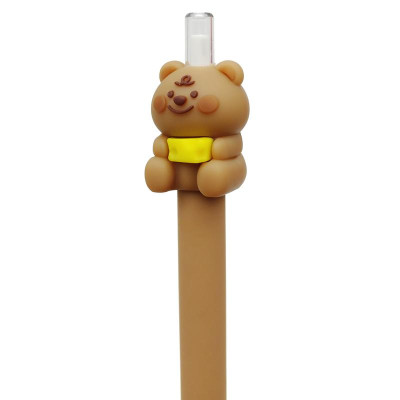 Bút Chì Bấm Bear Cheese - Kuki KK-7489-MD-TK - Màu Nâu