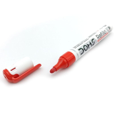 Bút Lông Bảng DOMS Refilo 7433 - Mực Đỏ