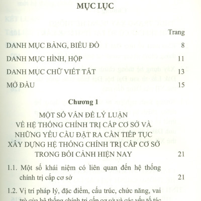 Xây Dựng Hệ Thống Chính Trị Cấp Cơ Sở Tại Tỉnh Đắk Lắk Hiện Nay (Sách chuyên khảo)