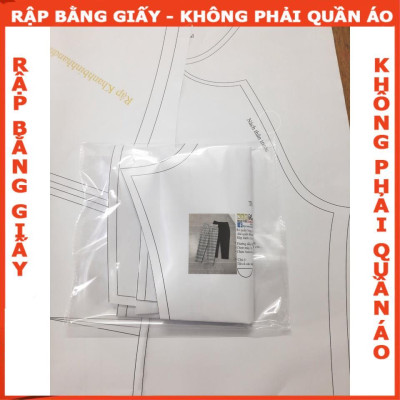 Rập giấy mã R25 cho mẹ - Rập chân váy đuôi cá (BẢN VẼ)