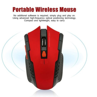 Chuột Máy Tính Không Dây USB 2.4GHz Thiết Kế Mới Cá Tính- Hàng Chính Hãng