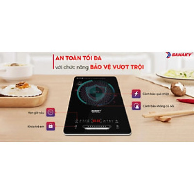 Bếp từ đơn Sanaky SNK-2302BT- HÀNG CHÍNH HÃNG