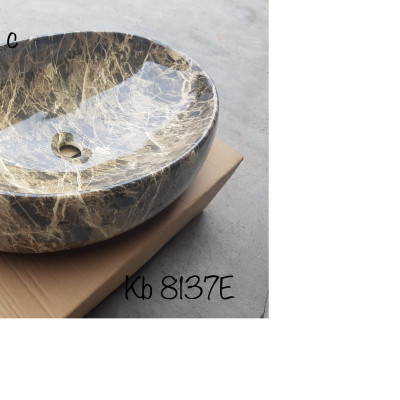 CHẬU LAVABO ELIP ĐÁ ĐEN GRVL 8137E