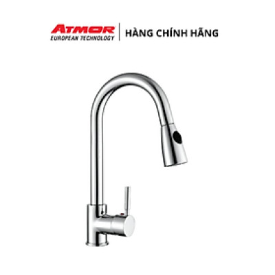 Vòi rửa chén nóng lạnh (tay rút) ATMOR AT61235 (HÀNG CHÍNH HÃNG)