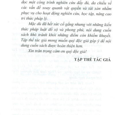 Tài Sản Và Vật Quyền - Sách Chuyên Khảo