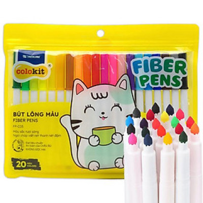 Bút Lông Màu Thiên Long FP-C03 - Túi 20 Màu