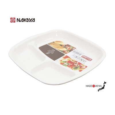 Khay ăn dặm 3 ngăn Nakaya , giúp mẹ rèn luyện cho bé thói quen ăn dặm khoa học và hợp lý-nội địa Nhật Bản 