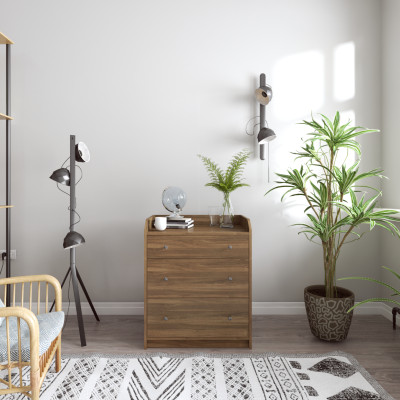 [Happy Home Furniture] CANA,  Tủ 3 tầng ,  70cm x 46cm x 84cm ( DxRxC), THK_008