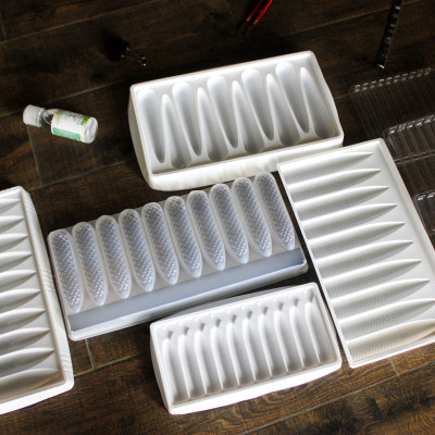 [Combo 100 cái] Khay nhựa PP đựng tôm Dong Ho TSTP bảo quản giữ dáng form tôm - Size 8/12 - Hàng chính hãng