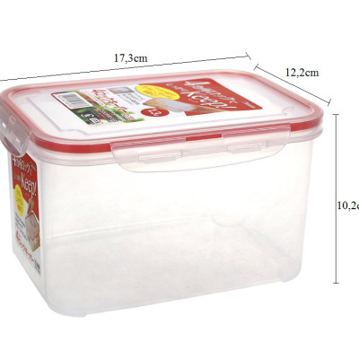 Combo 3 hộp nhựa trong đựng thực phẩm Inomata - Hàng nội địa Nhật Bản