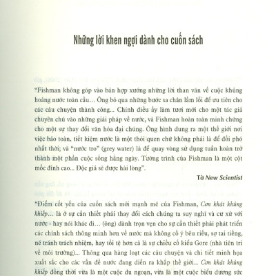 CƠN KHÁT KHỦNG KHIẾP - Cuộc Sống Bí Mật Và Tương Lai Đầy Sóng Gió Của Nước