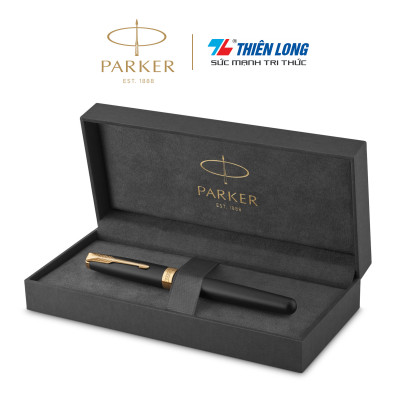 Bút máy cao cấp Parker Sonnet Matte Black GT TB-1950875