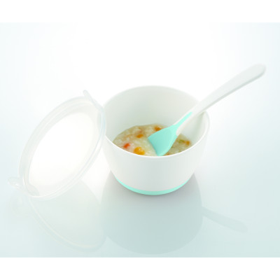 Bộ chén ăn dặm T.L.I (Kèm nắp và muỗng) Richell