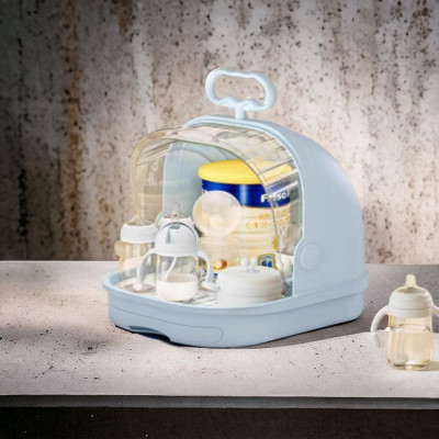 kệ khay úp ly úp sữa có nắp đậy và khay hứng nước hàng mới nhất cao cấp