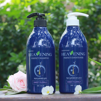 Dầu gội Heavening Perfect giúp làm sạch tóc 750ml - nhập khẩu Hàn Quốc