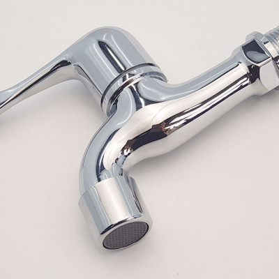 Vòi hồ nhựa ABS mạ Chrome Eurolife EL-HN03 (Trắng bạc)