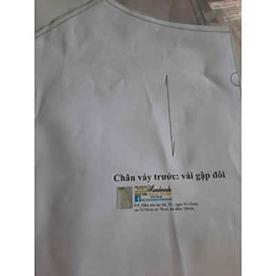 Rập giấy A0 mã 452 (BẢN VẼ) - Rập đầm