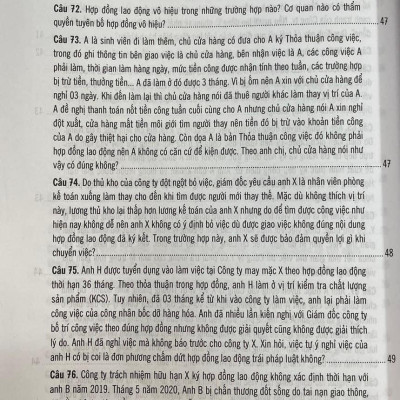 500 Câu hỏi và tình huống giải quyết các vướng mắc tranh chấp lao động