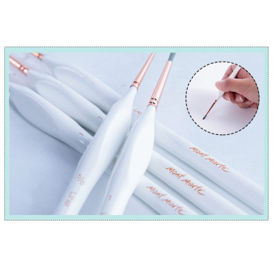 Bộ cọ tỉa Mont Marte Detail & Liner BMHS0034 (Artist Taklon Brush) lông nhân tạo