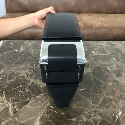 Hộp tỳ tay ô tô dành cho xe Mitsubishi Attrage và Mirage tích hợp 7 cổng USB (DUSB-ATG)