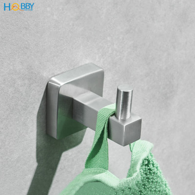 Móc treo quần áo khăn tắm mẫu khoan inox 304 Hobby home decor MT1V