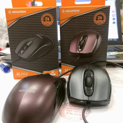 Chuột máy tính có dây NEWMEN M266, chuột quang, 1200DPI, dùng cho game, văn phòng - Hàng Chính Hãng,Bảo hành 24 tháng