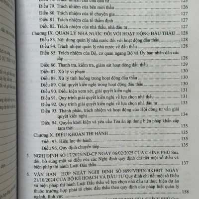Sách Luật Đấu Thầu sửa đổi bổ sung năm 2025 – Những Điểm Mới Về Luật Đấu Thầu sửa đổi (V2604D)