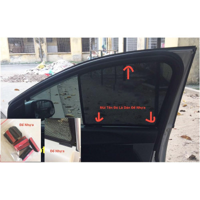 Rèm che nắng nam châm cho xe Mazda CX30, bộ 4 tấm cho 4 cửa, hàng loại 1 cao cấp nhất, vừa khít kính