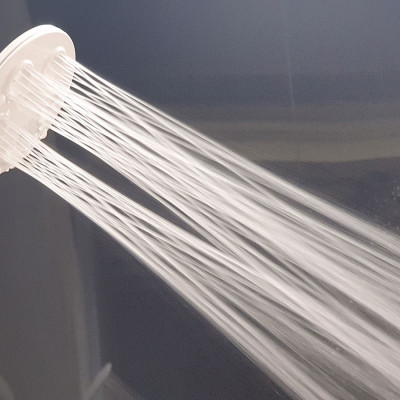 Bộ tay dây sen siêu tăng áp nhựa ABS trắng Eurolife EL-116SH