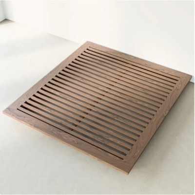 Giường ngủ gỗ CT14 Tundo màu vàng nhạt