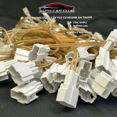 Dây Loa Plug And Play Dành Cho Xe Vinfast VF3 / VF5 độ Loa 5 inch, 6.5 inch Giắc Loa giữ nguyên bản cho xe