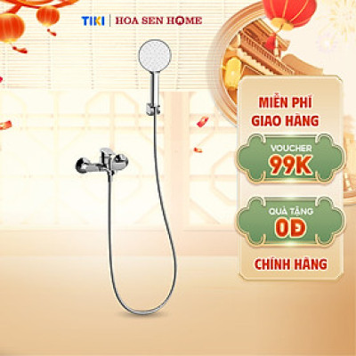 Sen dây TUSLO LUXURY S001 chất liệu đồng thau, công nghệ phun khí tân tiến, tiết kiệm nước  - Hoa Sen Home - Hàng chính hãng