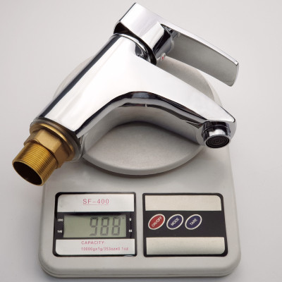 Vòi lavabo nóng lạnh Eurolife EL-4002 (Trắng bạc)