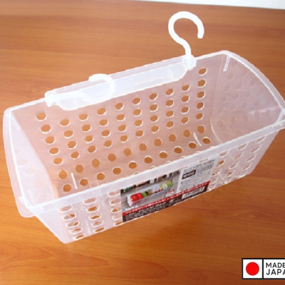 Giỏ nhựa có móc treo tiện lợi Sanada - Hàng nội địa Nhật Bản |#Made in Japan|
