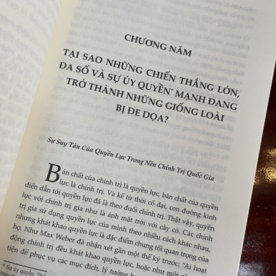 SỰ SUY TÀN CỦA QUYỀN LỰC – Moises Naim – Trần Trọng Hải Minh dịch – Bách Việt Books – NXB Lao Động (Bìa mềm)