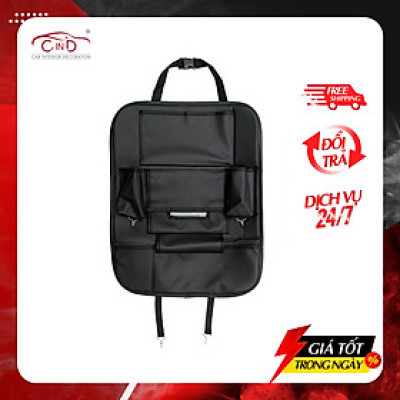 Túi Đựng Đồ Lưng Ghế Ô Tô CIND Da Pu Màu Đen