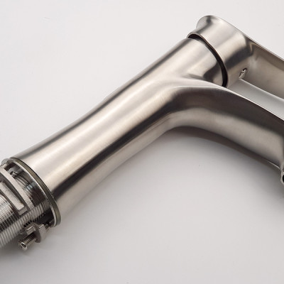 Vòi lavabo nóng lạnh Inox SUS 304 Eurolife EL-ORCHID 02 (Trắng vàng)