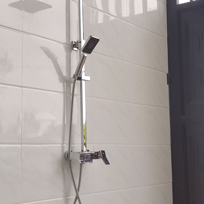 Cây sen nóng lạnh Đồng mạ Chrome Eurolife EL-SC911 (Trắng bạc)