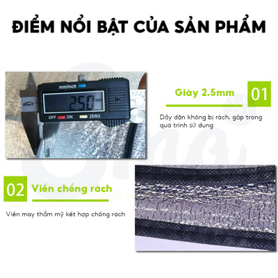 Thảm ngủ trưa văn phòng, tấm lót, chiếu ngủ trưa văn phòng đa năng EMA